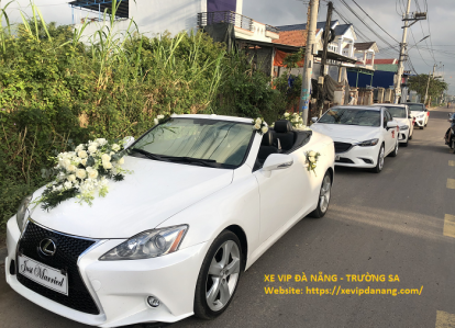 Dịch vụ cho thuê xe Lexus mui trần rước dâu tại Đà Nẵng 