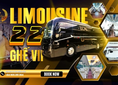 Thuê Limousine 24 Chỗ Đà Nẵng - Xe VIP Ghế Massage Thuê Limousine 24 Chỗ Đà Nẵng - Xe VIP Ghế Massage