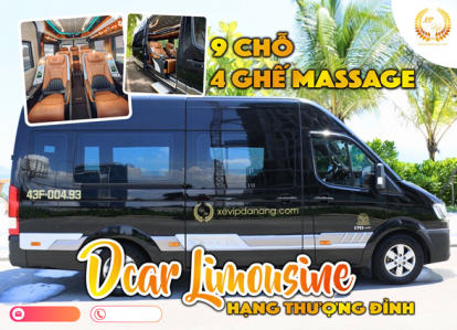 Thuê xe Limousine 9 chỗ tại Huế Đà Nẵng